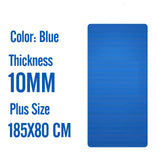 183X80X2cm Männer Turnhalle Matten Große Größe NBR Nicht-slip Übung Matten Für Yoga Matte 20 MM Fitness Sport Pad mit Bandagen Super Starke