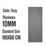 183X80X2cm Männer Turnhalle Matten Große Größe NBR Nicht-slip Übung Matten Für Yoga Matte 20 MM Fitness Sport Pad mit Bandagen Super Starke