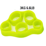 Multi Colors Silicone Finger Gripper Resistance Bands Hand Grip Wrist Stretcher Finger Expander Exercise Strength Trainer