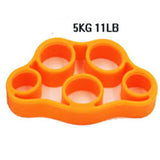 Multi Colors Silicone Finger Gripper Resistance Bands Hand Grip Wrist Stretcher Finger Expander Exercise Strength Trainer