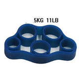 Multi Colors Silicone Finger Gripper Resistance Bands Hand Grip Wrist Stretcher Finger Expander Exercise Strength Trainer
