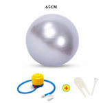 55/65/75cm Yoga Ballon D'exercice Pilates Fitness Gym Équilibre À bille Anti-Éclatement Antidérapante Balle D'équilibre pour L'entraînement Physique