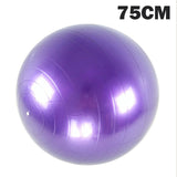 55/65/75cm Yoga Ballon D'exercice Pilates Fitness Gym Équilibre À bille Anti-Éclatement Antidérapante Balle D'équilibre pour L'entraînement Physique