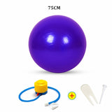 55/65/75cm Yoga Ballon D'exercice Pilates Fitness Gym Équilibre À bille Anti-Éclatement Antidérapante Balle D'équilibre pour L'entraînement Physique