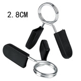 2Pcs Barbell Gym Weight Lifting Bar Dumbbell Spring Buckle Lock Clamp Spring Collar Clips 28mm/30mm Fitness Accessories