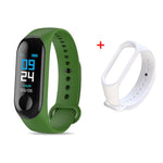 M3 Smart Watch Bracelet Band Fitness tracker Wristband Heart Rate Activity  Screen Smart Electronics Bracelet watch