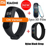 Versão global xiao mi banda 4 pulseira inteligente 3 cor amoled tela freqüência cardíaca fitness bluetooth 5.0 esporte waterpfoof