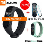 Versão global xiao mi banda 4 pulseira inteligente 3 cor amoled tela freqüência cardíaca fitness bluetooth 5.0 esporte waterpfoof