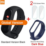 Versão global xiao mi banda 4 pulseira inteligente 3 cor amoled tela freqüência cardíaca fitness bluetooth 5.0 esporte waterpfoof