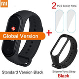 Versão global xiao mi banda 4 pulseira inteligente 3 cor amoled tela freqüência cardíaca fitness bluetooth 5.0 esporte waterpfoof