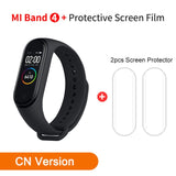 Versão global xiao mi banda 4 pulseira inteligente 3 cor amoled tela freqüência cardíaca fitness bluetooth 5.0 esporte waterpfoof