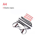 Muscle Tension Bar With Resistance Bands Rubber Loops Trainer Body Workout Fitness Equipment Home Gym Pull Rope Stick HW208