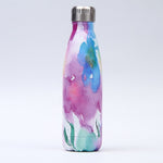 Creative Floral Thermos Flask Stainless Steel Water Bottle Leakproof Gym Sport Drink Bottle For Water Cool Insulated Cup Mug