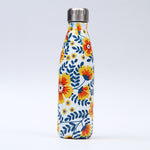 Creative Floral Thermos Flask Stainless Steel Water Bottle Leakproof Gym Sport Drink Bottle For Water Cool Insulated Cup Mug