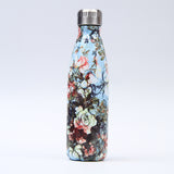 Creative Floral Thermos Flask Stainless Steel Water Bottle Leakproof Gym Sport Drink Bottle For Water Cool Insulated Cup Mug