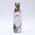 Creative Floral Thermos Flask Stainless Steel Water Bottle Leakproof Gym Sport Drink Bottle For Water Cool Insulated Cup Mug