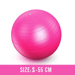 55-75cm Thickening Pilates Yoga Balls For Women Bola Pilates Fitness Gym Balance Fitball Exercise Workout Stability Swiss Ball