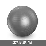 55-75cm Thickening Pilates Yoga Balls For Women Bola Pilates Fitness Gym Balance Fitball Exercise Workout Stability Swiss Ball