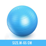 55-75cm Thickening Pilates Yoga Balls For Women Bola Pilates Fitness Gym Balance Fitball Exercise Workout Stability Swiss Ball