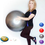 Bolas de Yoga para gimnasia pilates Equilibrio Fitball ejercicio Bola de entrenamiento 45/55/65/75/85CM con bomba