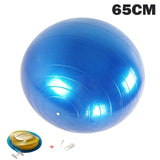 Bolas de Yoga para gimnasia pilates Equilibrio Fitball ejercicio Bola de entrenamiento 45/55/65/75/85CM con bomba