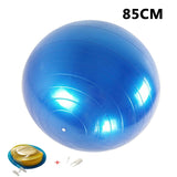 Bolas de Yoga para gimnasia pilates Equilibrio Fitball ejercicio Bola de entrenamiento 45/55/65/75/85CM con bomba