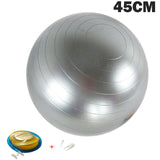 Bolas de Yoga para gimnasia pilates Equilibrio Fitball ejercicio Bola de entrenamiento 45/55/65/75/85CM con bomba