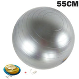 Bolas de Yoga para gimnasia pilates Equilibrio Fitball ejercicio Bola de entrenamiento 45/55/65/75/85CM con bomba