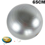 Bolas de Yoga para gimnasia pilates Equilibrio Fitball ejercicio Bola de entrenamiento 45/55/65/75/85CM con bomba
