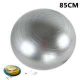 Bolas de Yoga para gimnasia pilates Equilibrio Fitball ejercicio Bola de entrenamiento 45/55/65/75/85CM con bomba