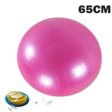Bolas de Yoga para gimnasia pilates Equilibrio Fitball ejercicio Bola de entrenamiento 45/55/65/75/85CM con bomba