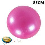 Bolas de Yoga para gimnasia pilates Equilibrio Fitball ejercicio Bola de entrenamiento 45/55/65/75/85CM con bomba