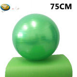 Bolas de Yoga para gimnasia pilates Equilibrio Fitball ejercicio Bola de entrenamiento 45/55/65/75/85CM con bomba