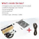 KYTO saltar cuerda contador Digital para entrenamiento de Fitness interior/exterior boxeo ajustable caloria saltar cuerda entrenamiento para mujeres, los hombres