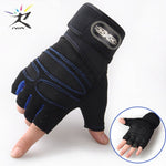 Guantes de gimnasio de culturismo gimnasio pesas guantes deportes de ejercicio de levantamiento de peso pesas ejercicio ciclismo guantes transpirable antideslizante