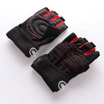 Guantes de gimnasio de culturismo gimnasio pesas guantes deportes de ejercicio de levantamiento de peso pesas ejercicio ciclismo guantes transpirable antideslizante