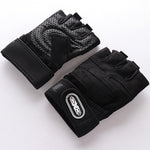 Guantes de gimnasio de culturismo gimnasio pesas guantes deportes de ejercicio de levantamiento de peso pesas ejercicio ciclismo guantes transpirable antideslizante