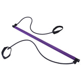 Pilates Exercise Stick Toning Bar Fitness Home Women Yoga Gym Workout Body Abdominal Resistance Bands Rope Puller Drop shipping