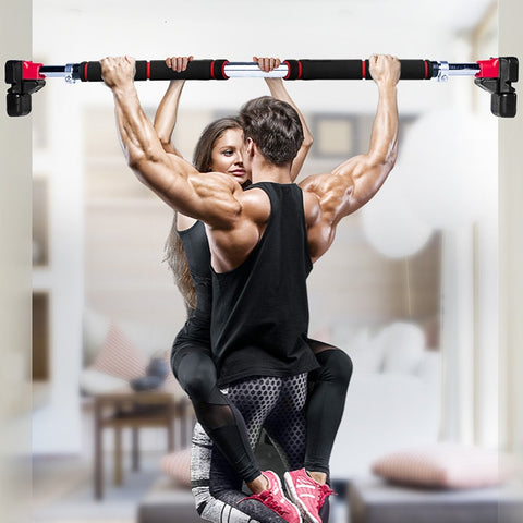 200kg Women Men Adjustable Door Horizontal Bars Exercise Professional Workout Gym Pull Up Training Sport Home Fitness Equipment