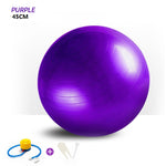 Bola 75cm 45cm do gym da bola da massagem do treino do exercício da aptidão do exercício de fitball dos esportes das bolas da aptidão da ioga de 65cm com bomba