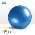 Bola 75cm 45cm do gym da bola da massagem do treino do exercício da aptidão do exercício de fitball dos esportes das bolas da aptidão da ioga de 65cm com bomba