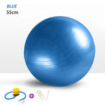 Bola 75cm 45cm do gym da bola da massagem do treino do exercício da aptidão do exercício de fitball dos esportes das bolas da aptidão da ioga de 65cm com bomba