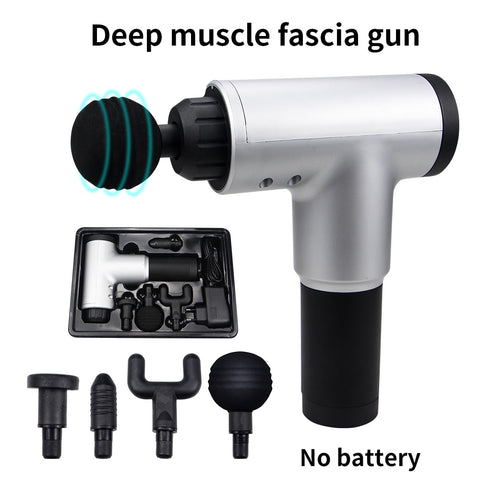 1200-3300r/min Electric Muscle Massage Gun Deep Tissue Massager Therapy Gun Exercising Muscle Pain Relief Body Shaping