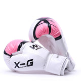 REXCHI Kick Boxing Gloves for Men Women PU Karate Muay Thai Guantes De Boxeo Free Fight MMA Sanda Training Adults Kids Equipment