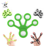1Pcs Silicone Hand Expander Finger Hand Grip Finger Training Stretcher Trainer Strength Resistance Bands Wrist Exercise Fitness