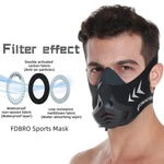 FDBRO Sports Mask Pro Training Running Can Dust-proof Air Filtration Mask Cardio High Altitude Protective Breathing Trainer Mask