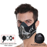 FDBRO Sports Mask Pro Training Running Can Dust-proof Air Filtration Mask Cardio High Altitude Protective Breathing Trainer Mask