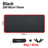 200*90 Cm * 10 Mm Nbr Mannen Fitness Mat Antislip Rand Bedekte Yoga Matten Voor beginners Sport Gym Pilates Pads Oefening Sport Tapijt