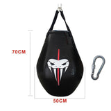 Guantoni da Boxe Formazione Dell'unità di Elaborazione Forma di Pera Sacchi di Sabbia Vuoto Forare Borsa da Palestra Attrezzature per Il Fitness Mma Lotta Muay Thai Taekwondo Appeso Sacchetto di Calci