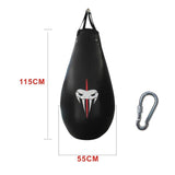 Guantoni da Boxe Formazione Dell'unità di Elaborazione Forma di Pera Sacchi di Sabbia Vuoto Forare Borsa da Palestra Attrezzature per Il Fitness Mma Lotta Muay Thai Taekwondo Appeso Sacchetto di Calci